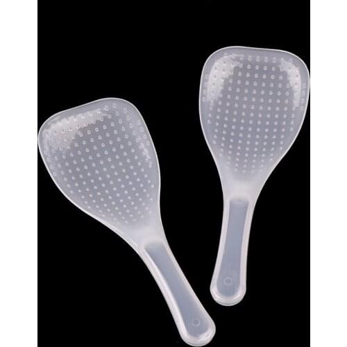2pcs Kitchen Tool Dinnerware Rice Cooker Environmental Special Non Stick ABS Rice Spoon Kitchen Spoons Soup Ladle Tableware