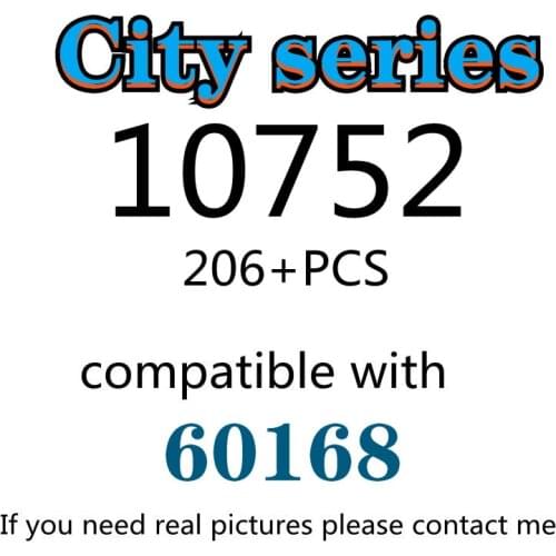 206PCS 10752 Building Block Toy City Series 60168 Assembled Building Block Childrens Toy Gifts