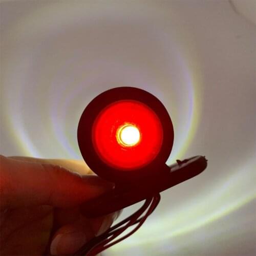 2X 12V LED Side Marker Light Indicator Side Marked Lamp RV Clearance Lamp