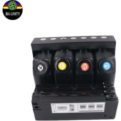 4 cartridges 4 tanks UV bulk ink system for Roland printer for Mimaki printer UV continuous cartridges