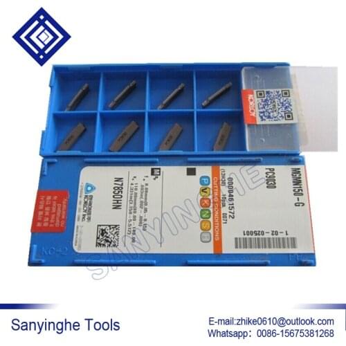 Free shipping 50pcs /lots MGMN150-G NC3030 / MGMN150-G NC3020 / MGMN150-G PC9030 cnc carbide parting & grooving inserts