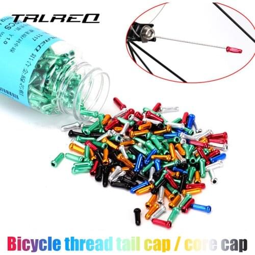 50pcs Bicycle Cable End Caps MTB Bike Brake Shifter Aluminum Wire Cable Tip Cycling Parts Derailleur Shift Cables End Caps