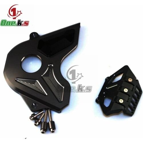 For HONDA CB650F CBR650F CB650R CBR650R Motorbike CNC Aluminum Front Sprocket Chain Guard Cover Left Side Engine
