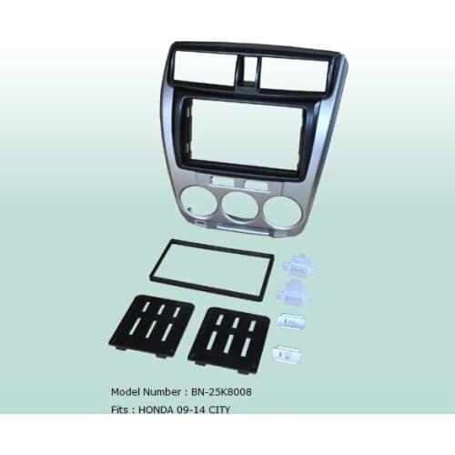 Car Fascias Stereo Radio Audio Panel Navigation Frame Dash Kit For City 2009 2010 2011 2012 2013 2014