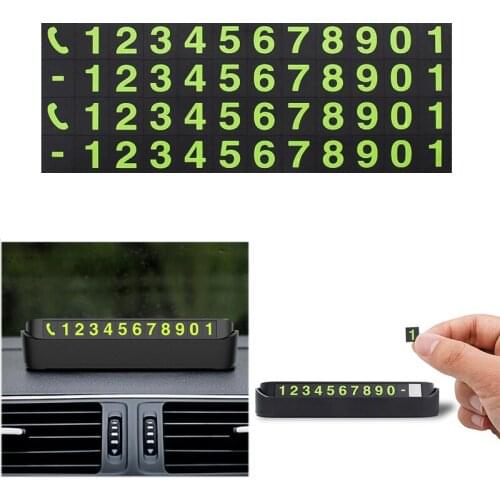 Car Styling Temporary Parking Card Phone Number Card For Audi A6 C5 Land Rover VW Seat MINI Nissan Toyota BMW etc Accessories
