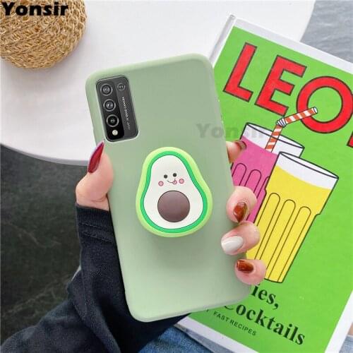 For Huawei Honor 10X Lite TPU Case 3D Cartoon Phone Holder Cover For Honor10X lite 10 X Lite Silicone Soft Stand Bags