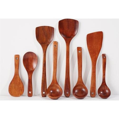 Wooden Shovel Cooking Shovel Soup Rice Spoon Kitchen Utensils Home Garden Wooden Spoons Kit Kitchen Shovel for Kitchen Tools