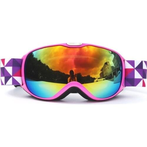 Childrens double layer permanent anti fog ski goggles mountaineering goggles winter skiing windbreaker men and women