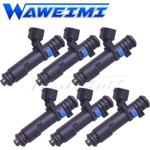 WAWEIM 6pcs Bico Fuel Injector OE A2C59517086 For Citroen C5 C4 GRAND PICASSO Peugeot 407 05-16 Nozzle New Injection Car Engine