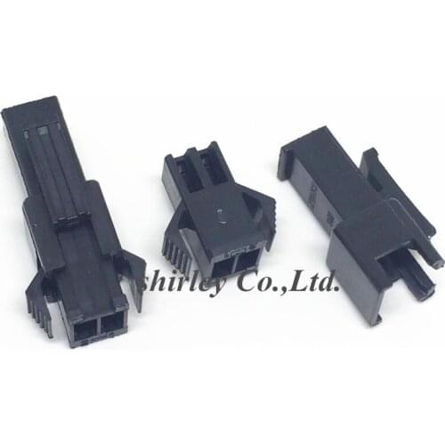 Free shiiping 500sets/lot connectors SM 2Pin Pitch 2.54MM Female and Male Housing + terminals SM-2P SM-2R JST 2.54MM SM2.54-2P