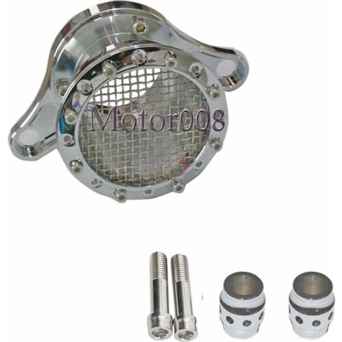 Chrome Velocity Stack Air Cleaner Intake Filter Motorcycle For Harley Sportster XL883 1200 Sportster XL 883 1200 48 2004-2014