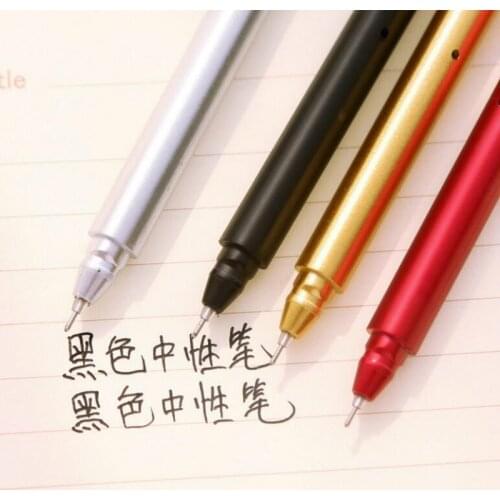 Jonvon Satone 20 Pcs Creative Imitation Metal Gel Pens Writing Tools Stationary Supplies Students Korean Stationery