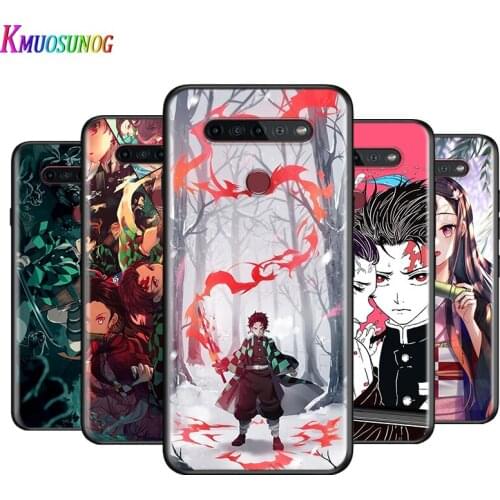 Kimetsu No Yaiba For LG K22 K71 K61 K51S K41S K30 K20 2019 Q60 V60 V50S V50 V40 V35 V30 G8 G8S G8X ThinQ Phone Case