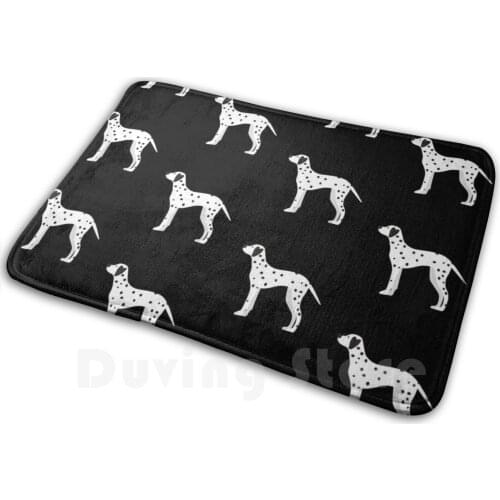 Dalmatian Mat Rug Carpet Anti-Slip Floor Mats Bedroom Dalmatian Dog Dapper Dad Puppies Grandpa Old Dog Cool Doggy Animal Animals