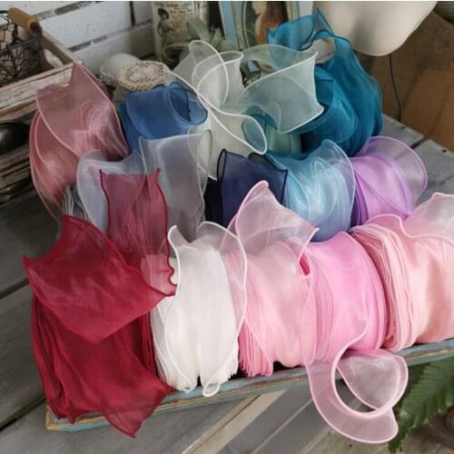 3 Meters Big Wave Lace Trim 3D Pleated Ruffle Organza Lace Ribbon DIY Sewing Wedding Dress Fabric Patchwork Material Accessories