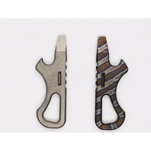 Mack Walker Titanium Alloy Mini EDC Tools Outdoor Survival Kit With Bottle Opener for Camping Hiking