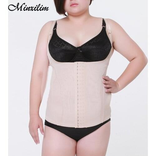 Minxilim Women Body Shaper Slimming Shapewear Plus Size Seamless High Waist Tummy Control for Women Under Dress Women Corset