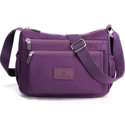 Fashion Multi-pocket Women Messenger Bag High Quality Durable Waterproof Nylon Handbag Casual Female Shopping Bag Shoulder Bag