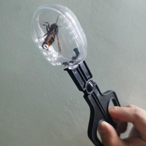 Bee Queen Catcher Colorless Plastic Clip Cage Beekeeping Equipment Tool Beekeeper Equip Isolation Room Beekeeping Catcher