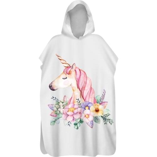 The unicorn Beach Bath Towel Kids & Adults Quick Drying Microfiber Swim Pool Wholesale Drop Shipping