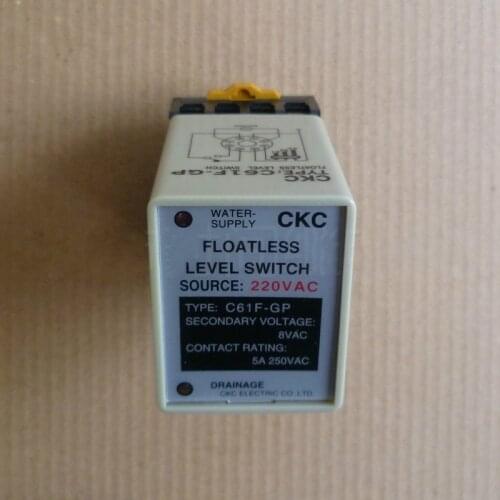 C61F-GP DC24V/AC220V/AC380V level relay C61F - GP water level controller switch pump automatically switches with base