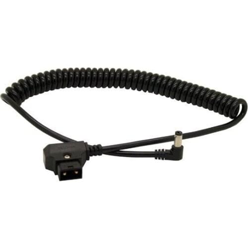 Coiled BMCC Power Supply Cable DC Plug 5.5x2.5mm to D-Tap 12~30V D-tap to DC