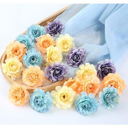 Fresh Multi-Layer Home Decor Flower Head Simulation Flowers Artificial Flower False Blossom DIY Handmade Accessories New