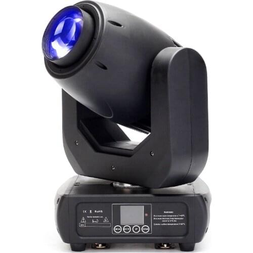 High Output Dmx Lyre 150w Led Spot Moving Head Colorful LCD Display Gobo Projector Rotation Led Moving Head Beam Light For Stage