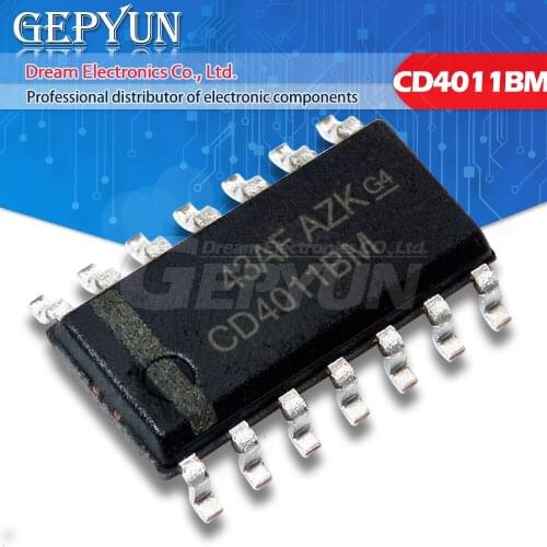 10PCS CD4011BM96 SOP14 CD4011BM SOP CD4011 SOP-14 new and original IC