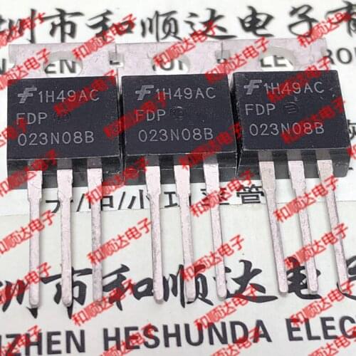 10pcs/lot FDP023N08B New stock TO-220 75V 242A