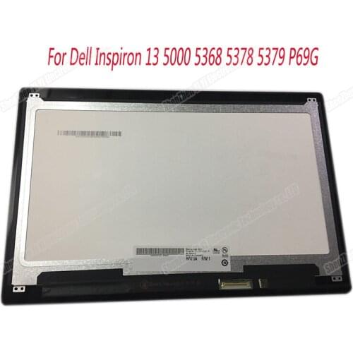 13.3 INCH LCD Screen+Touch Digitizer Assembly For DELL 5368 5378 B133HAB01.0 NV133FHM-A11