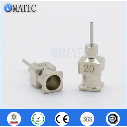 2021 High Precision All Metal Tips 20G 1/4 Inch Tubing Length Blunt Stainless Steel Needles Syringe Needle Tips 12Pcs