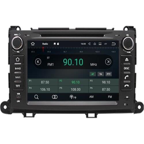 Android 10 Octa Core 4GB RAM Car multimedia Bluetooth For Toyota Sienna XL30 2013-2019 GPS Navigation DVD Multimedia Player