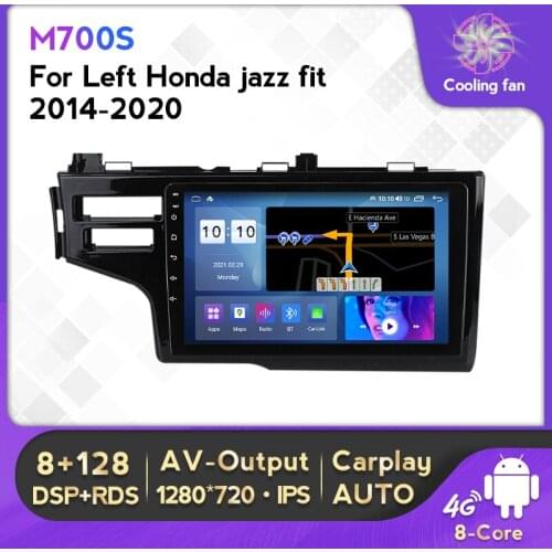 Android 10 For Honda Jazz 3 2015-2020 Fit 3 GP GK 2013-2020 hand driver Car Radio Multimedia Video Player Navigation GPS no 2din