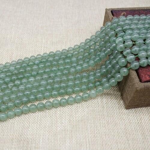 High Quality Green Strawberry Crystal Natural Stone Beads For Jewelry Making Strawberry Quartz Stone Beads For Bracelet Earrings