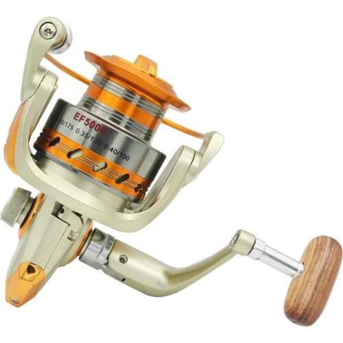 Spinning Fishing Reels Full Metal 5.2:1 12 Ball Bearings Saltwater Fishing Jigging Spinning Reel EF4000 EF5000