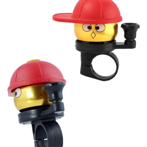 Aluminum Alloy Bicycle Bell Ring Lovely Kid Mini Cartoon Ring Bell For Cycling Bike Ride Small Cute Bicycle Handlebar Horn Alarm