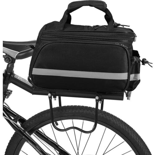 Lixada High capacity Waterproof Multifunctional Bicycle Rear Seat Bag Outdoor Cycling Bike Bag Bike Pannier Backseat Bag Handbag