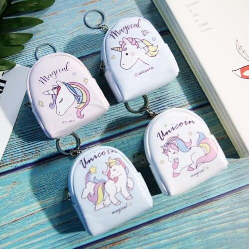 M222 New Cartoon Animal Unicorn Leopard Mini Backpack Purse Satchel Key Bag Wholesale