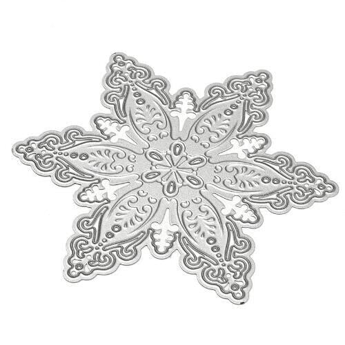 Metal Snowflak Christmas Cutting Dies Stencils Template for Scrapbooking Paper Card Album Photo Painting Embossing Decor