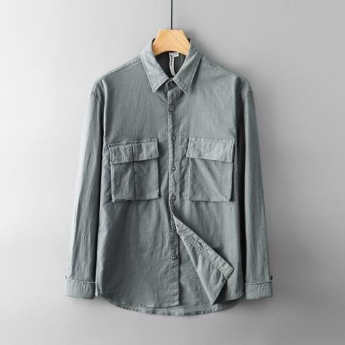 Designer brand autumn jacket men long sleeve jackets for men fashion gray jackets male tops casual jacket mens chaqueta Jaqueta