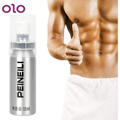 OLO 60 Minutes Lasting Penis Enlargement Cream 15 mL Delay Ejaculation Sex Toys for Men Penile Erection Spray Sex Products