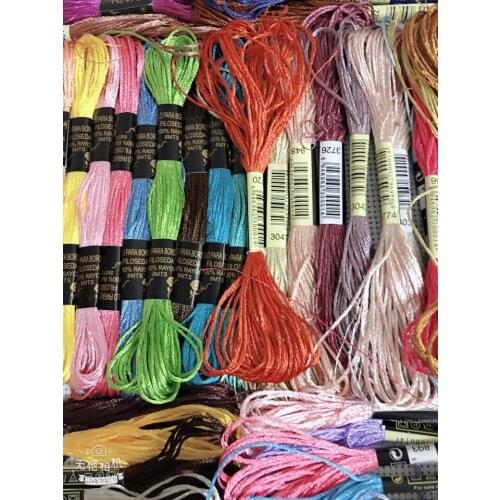 Oneroom 10 pieces Customizable thread-silk embroidery thread / embroidery Spiraea / silk line / Hand-embroidered threads