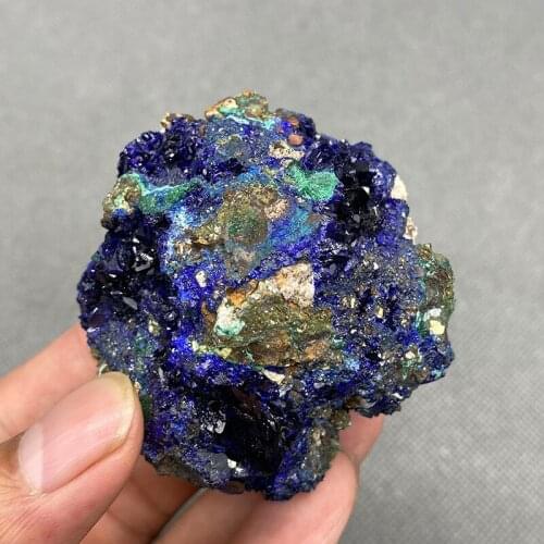 Natural azurite mineral cristal espécime da província de anhui, china