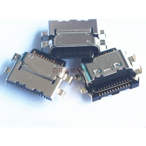 10Pcs/Lot Type-C Connector Suitable For Xiaomi 8Se Max2 Mobile Phone Tail Plug Usb Data Charging Interface Power Connector