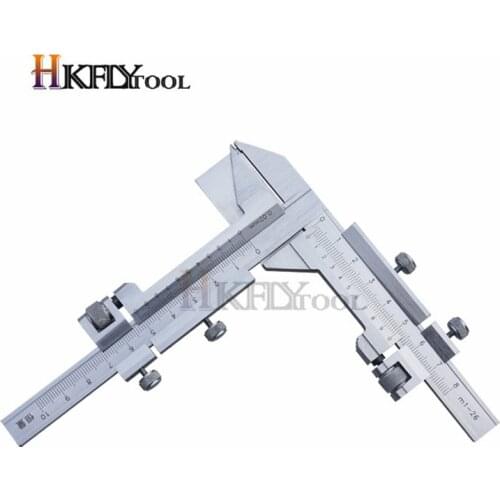 M1-26 Gear Tooth Caliper Toothed Wheel Measure Precision Vernier caliper gauge Gear tooth measurement tool