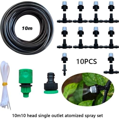 IN STOCK Misting Cooling System Outdoor atomization system Set Misting System For Patio Garden Trampoline Greenh