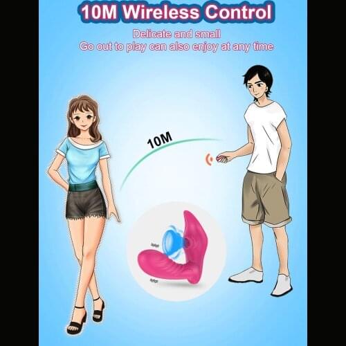 10 Speeds Vagina Sucking Vibrator Vibrating Sucker Oral Wireless Remote Control Clitoris Stimulator Erotic Sex Toys for Women