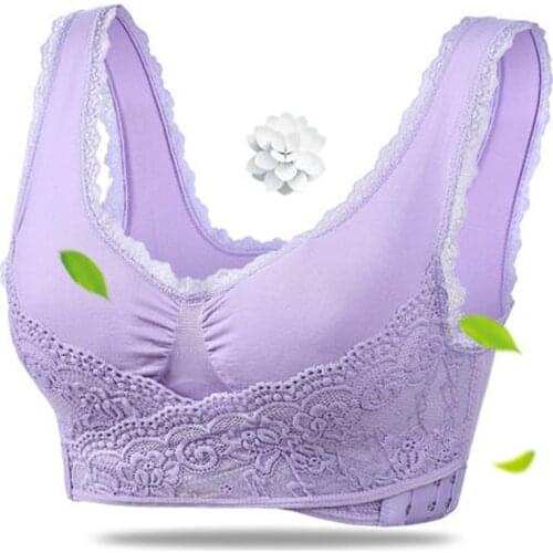 Women Fitness Yoga Sports Bra Padded Push Up Bra Female Lace Crop Top Yoga Gym Shirts Sport Brassiere Tops Vest Seamless Bra