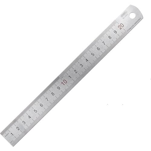 1PC 20cm High-quality Measuring Straight Tool Promotional Gift Stationery Student Prize Stainless Steel Student Art Office Ruler